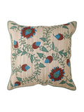 Patch work-Dupion Silk Cushion Cover(Beige) - Jagdish Store Online Since 1965