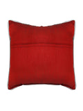 (Maroon)Zari Embroidery- Dupion Silk Cushion Cover - Jagdish Store Online Since 1965