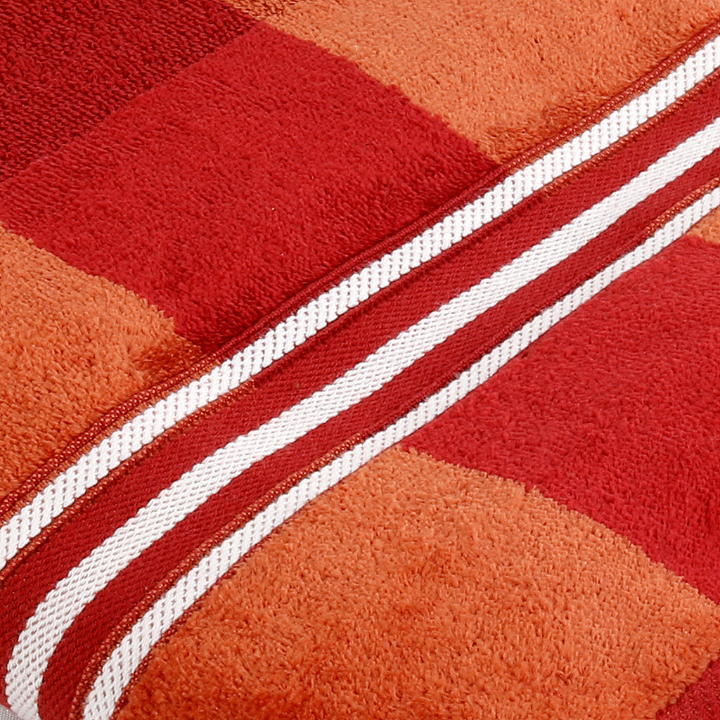 (Multicolor) Stripe Cotton Bath Towel(27 X 54 Inch) - Jagdish Store Online Since 1965