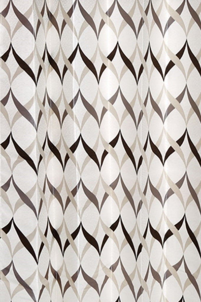 (Black) Curtain Self Design- Polyester(7 X 4 Feet) - Jagdish Store Online Since 1965