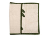 (Cream/Green) Modern Cotton Bath Door Mat(50 X 70 Cm ) - Jagdish Store Online Since 1965
