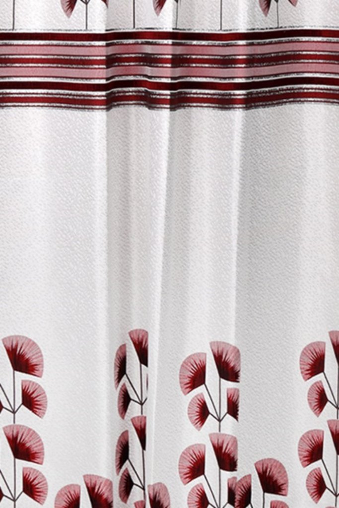 (Maroon) Curtain Self Design- Polyester(9 X 4 Feet) - Jagdish Store Online Since 1965