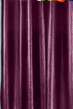 (Wine) Curtain Self Design- Polyester(7 X 4 Feet) - Jagdish Store Online Since 1965