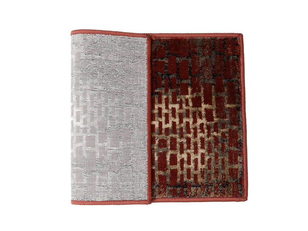 Jasmine- (Rust) Modern Synthetic Indoor Mat(40 X 60 Cm) - Jagdish Store Online Since 1965