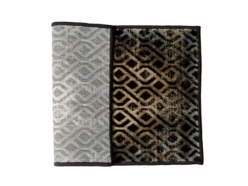 Jasmine- (Black) Modern Synthetic Indoor Mat(40 X 60 Cm) - Jagdish Store Online Since 1965