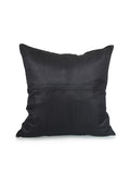 (Black)Zari Embroidery- Dupion Silk Cushion Cover - Jagdish Store Online Since 1965