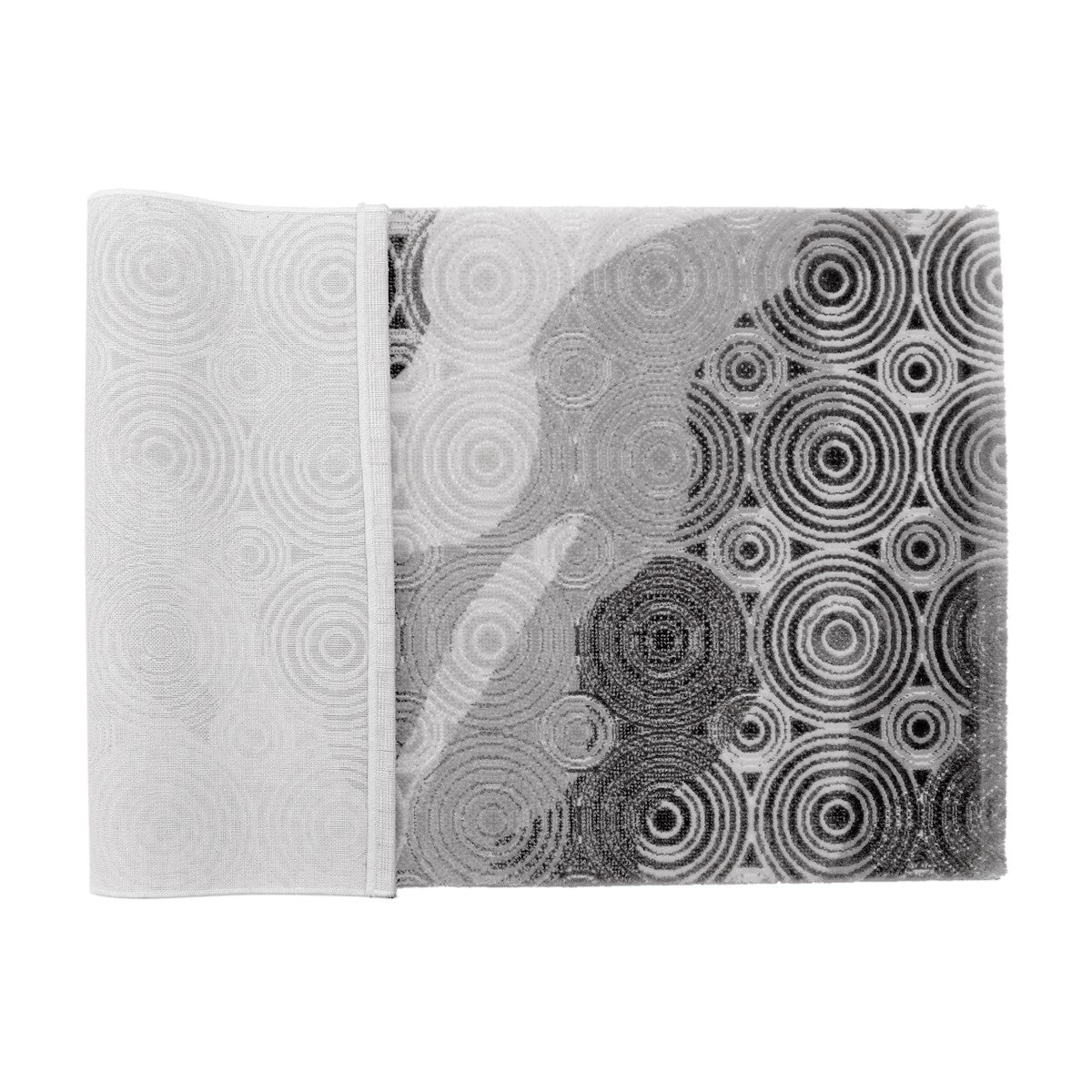 Stiltarz- (Cream/Grey) Modern Synthetic Carpets(80 X 150 Cm) - Jagdish Store Online Since 1965