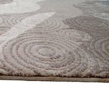 Stiltarz- (Cream/Grey) Modern Synthetic Carpets(80 X 150 Cm) - Jagdish Store Online Since 1965