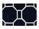 Azurra Hills- (Indigo) Modern Synthetic Indoor Mat(50 X 80 Cm ) - Jagdish Store Online Since 1965