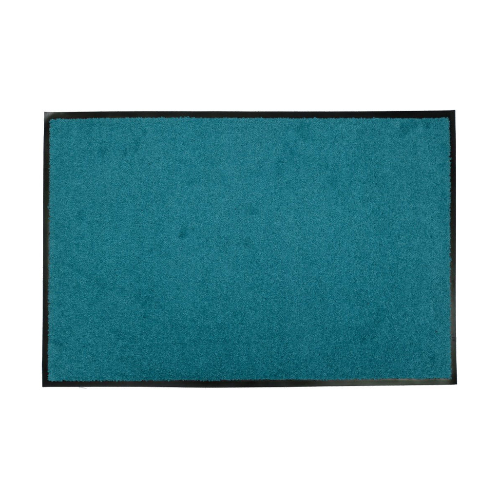 Sparrow Decor- (Aqua Blue) Modern Synthetic Outdoor Mat(16 X 24 Inch) - Jagdish Store Online Since 1965