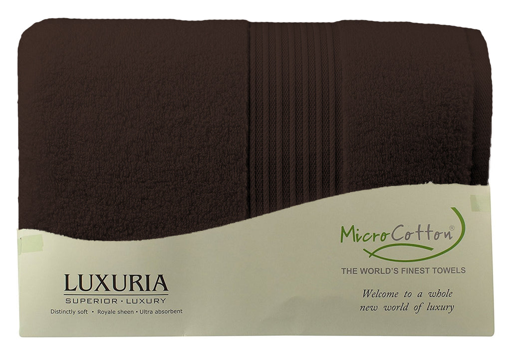 Micro Cotton - Luxuria 100% Cotton Bath Towel (Brown) - Jagdish Store Online Since 1965