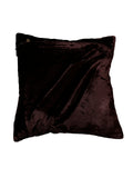 (Brown)Sequence Work- Velvet Cushion Cover - Jagdish Store Online Since 1965