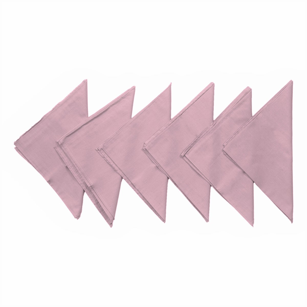 Purple Plain Cotton Napkin front view