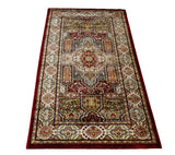 Florista Prestige - ( Red/Red ) Traditional Synthetic Carpets(80 X 150 Cm) - Jagdish Store Online Since 1965