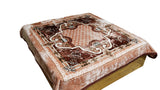 Ayka Super Rich Peach Brick Double Bed Blanket - Jagdish Store Online 