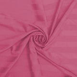 Solid (D.Magenta) Stripes Only Duvet Cover(60 X 90 Inch)-Cotton/Satin - Jagdish Store Online Since 1965