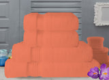 (Orange) Ro -Avante Luxurious Supersoft Cotton Bath Towel Set-4 Pcs Set - Jagdish Store Online Since 1965