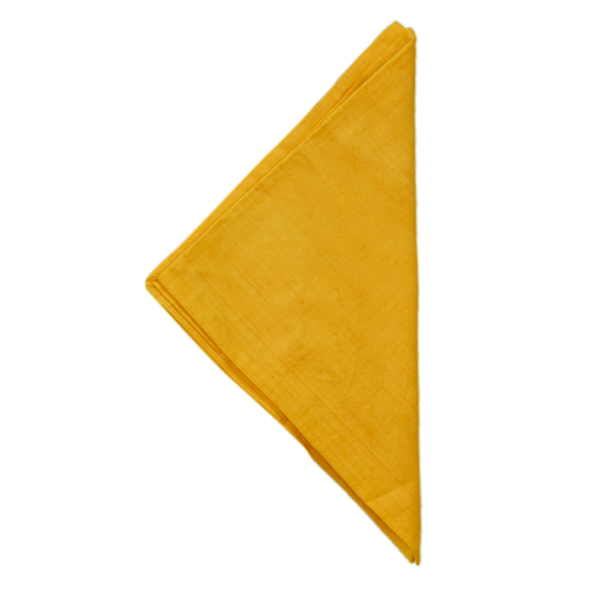Gold Plain Cotton Napkin front view