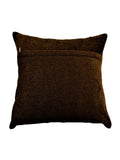 (Brown) Plain- Chenille Cushion Cover - Jagdish Store Online Since 1965