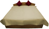Spread-Reversible PolySilk Quilted BedCover Set-(1 bedcover+ 2 Pillow Covers) - Jagdish Store Online Since 1965