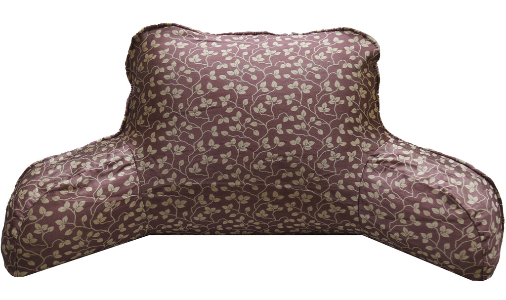 (R.Pink/Beige)Back Cushion with Cover - Jagdish Store Online Since 1965