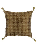 Embroidery-Satin Cushion Cover(Mehendi Green) - Jagdish Store Online Since 1965