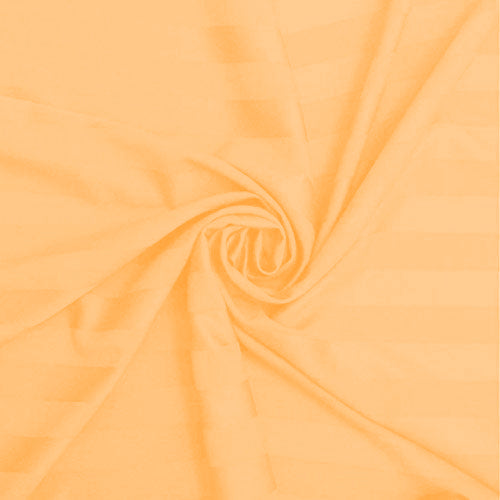 Solid (Peach) Stripes Only Duvet Cover(60 X 90 Inch)-Cotton/Satin - Jagdish Store Online Since 1965