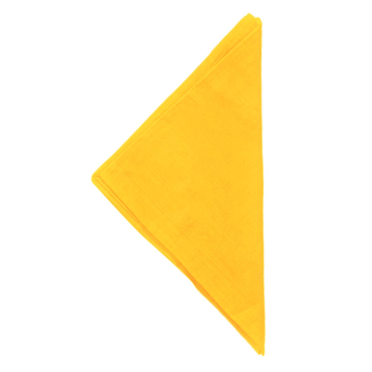 Yellow Plain Cotton Napkin front view
