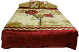 Patch Work Velvet BedCover Set-(1 bedcover+ 2 Pillow Cover) - Jagdish Store Karol Bagh Online Since 1965