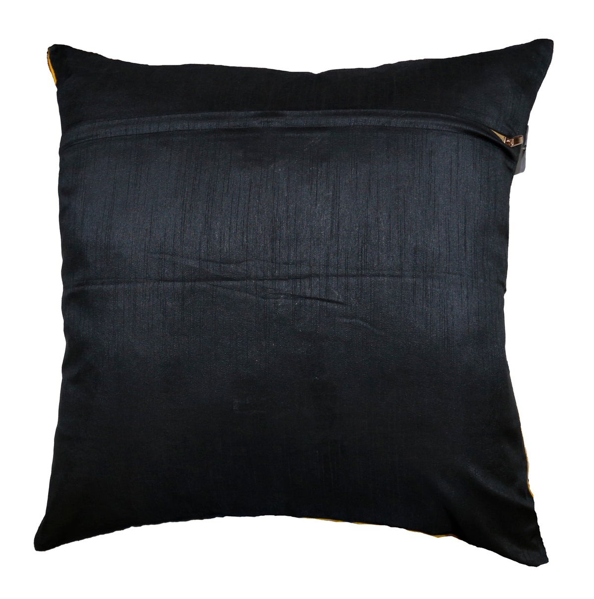 Plain black reverse with concealed zip