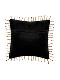 Motifs-Chenille Cushion Cover(Black) - Jagdish Store Online Since 1965