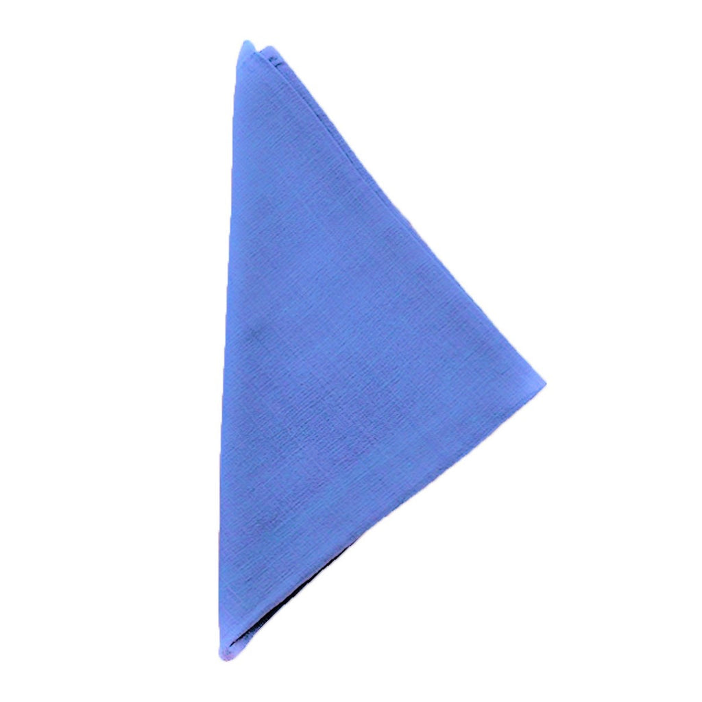 (Blue) Plain Cotton Napkin Set-6 Pcs(20x20 Inch) - Jagdish Store Online Since 1965