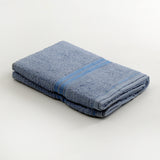 Plain (Blue) Cotton Bath Towel 24x48 Inch - Jagdish Store Online Since 1965