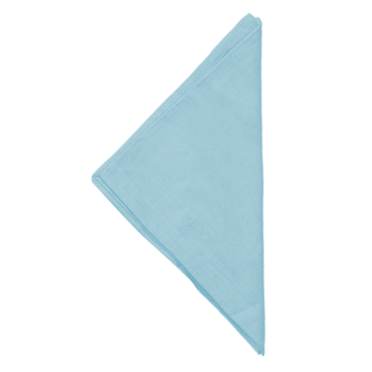 Blue Plain Cotton Napkin front view