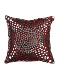 Mirror Work-Poly Silk Cushion Cover(Maroon) - Jagdish Store Online Since 1965