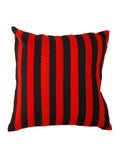 Red & Black Strip Cushion Cover - Jagdish Store Online Since 1965