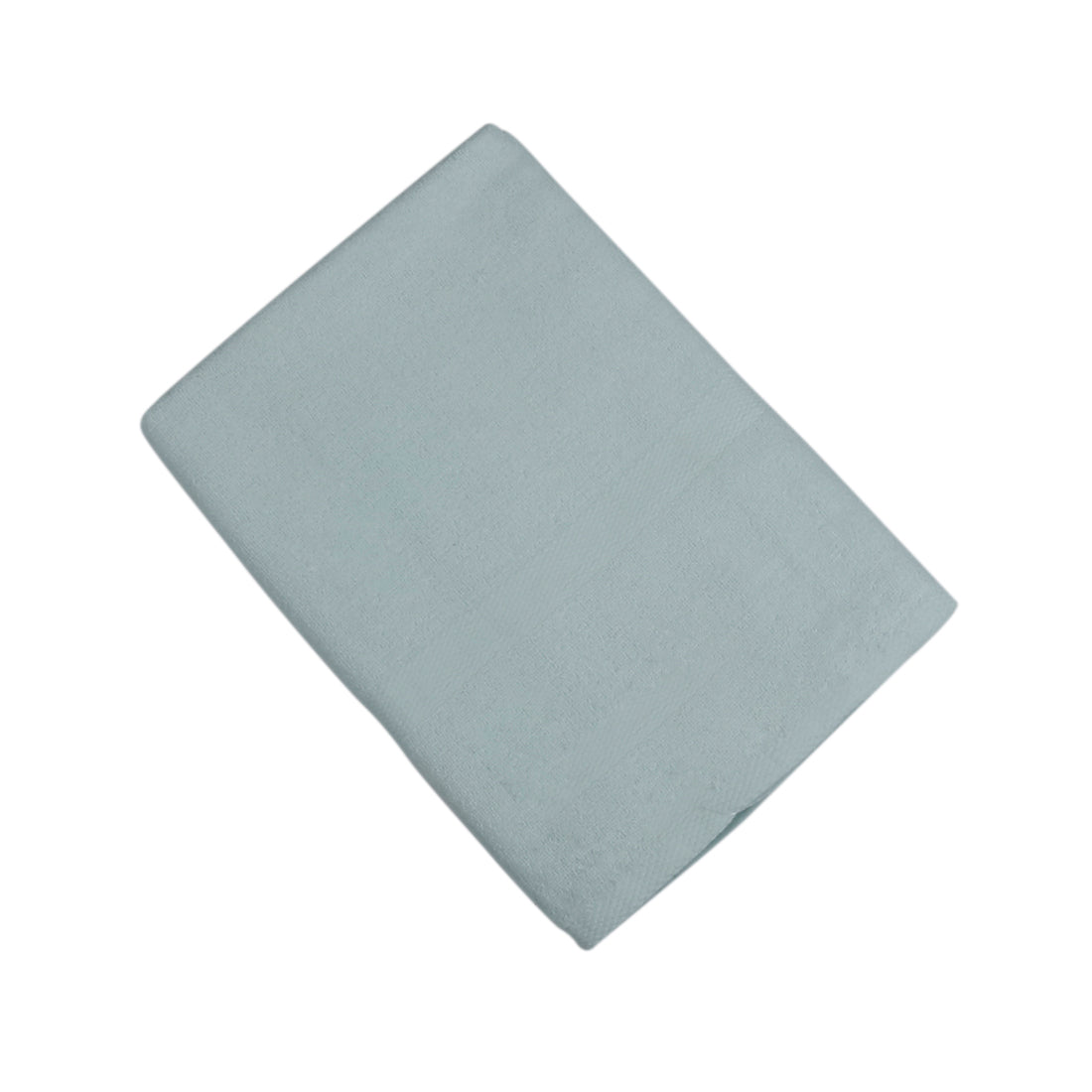 Mint blue plain bamboo bath towel 27x54 inch front view