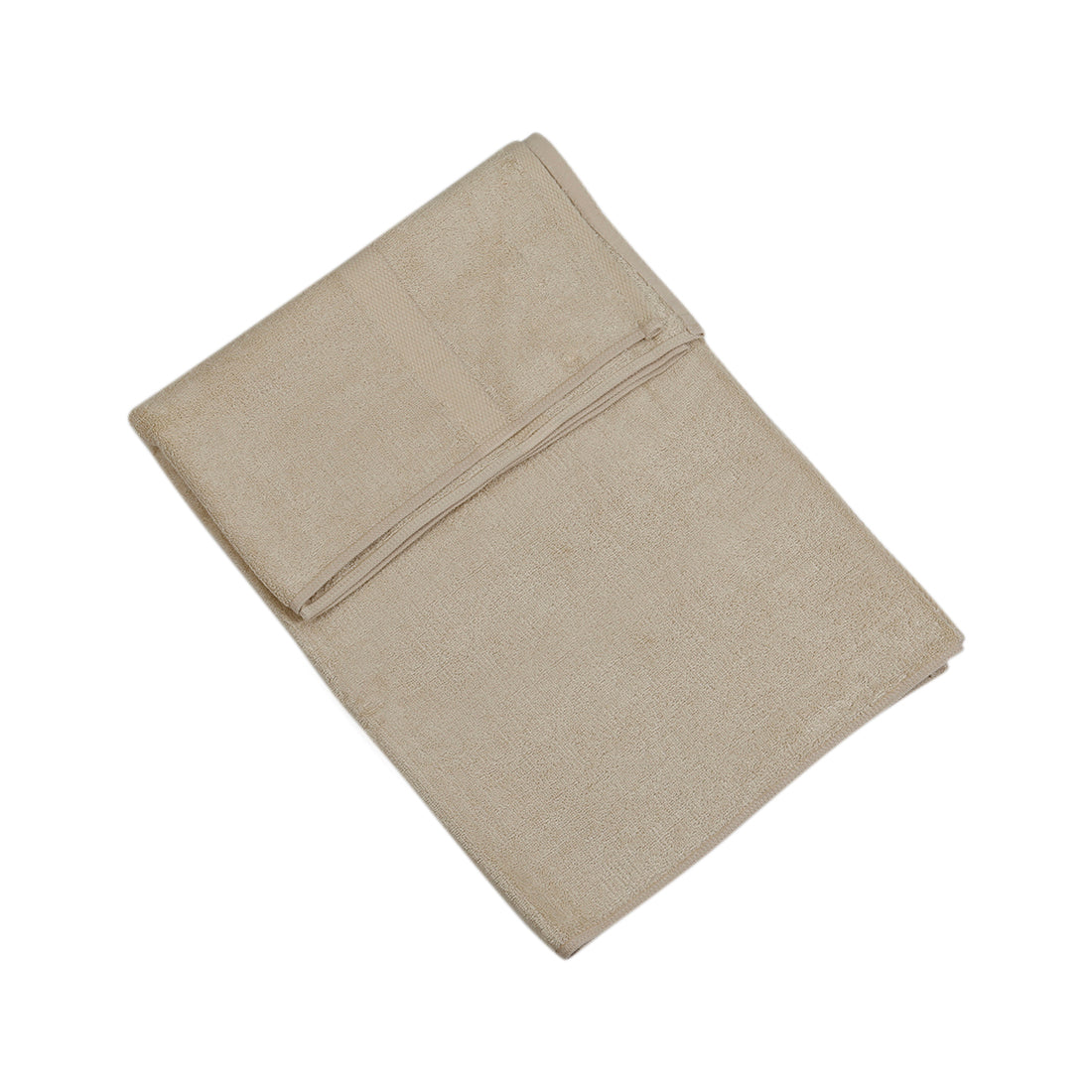 Fawn plain bamboo bath towel 27x54 inch front view