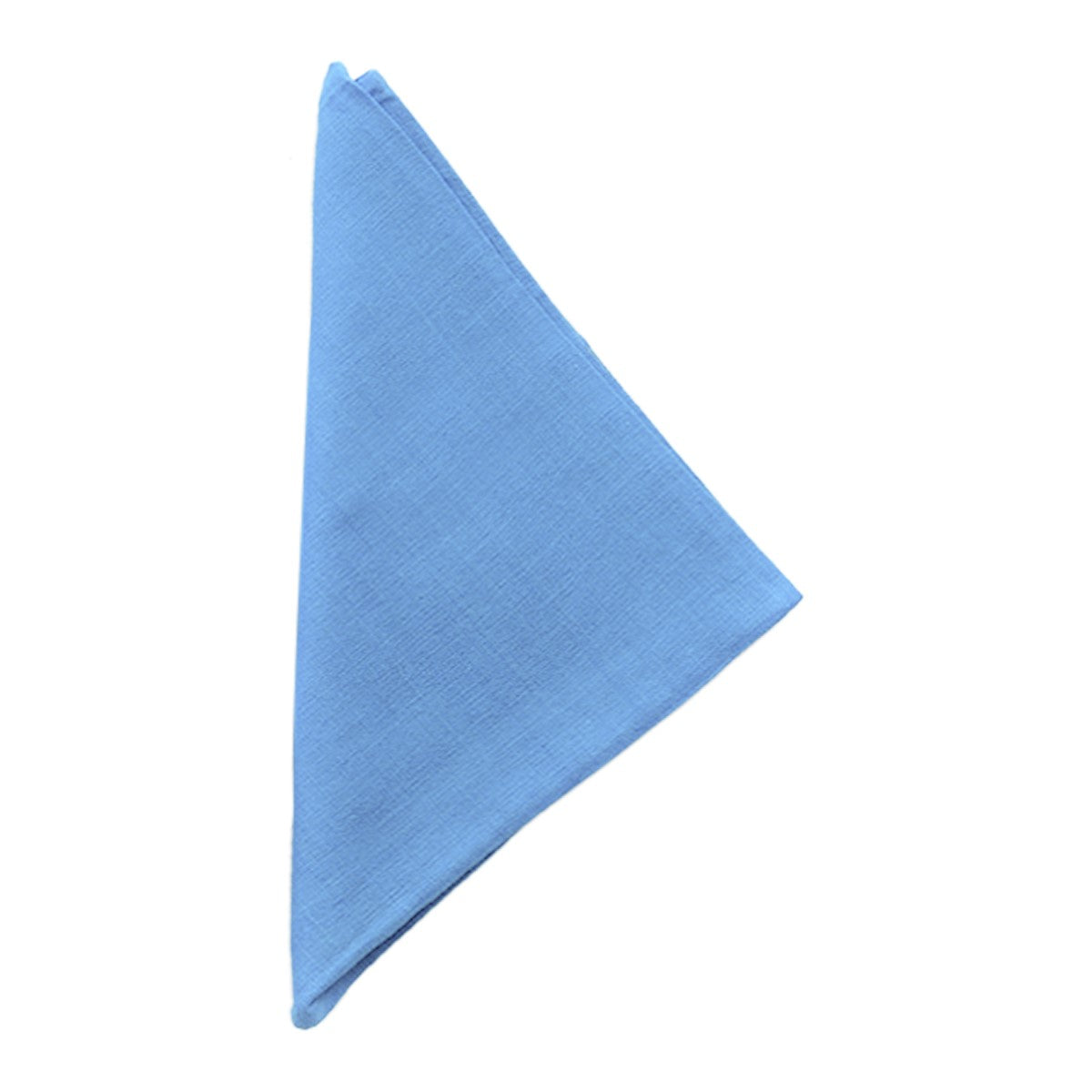 Blue Plain Cotton Napkin front view