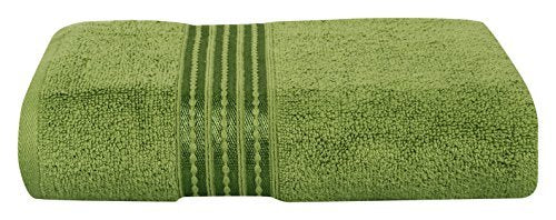 Micro Cotton - Classic, 100% Cotton Bath Towel, Luxurious (Green) - Jagdish Store Online Since 1965