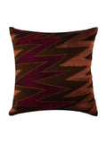 Tissue Patch work- Art Silk Cushion Cover(Purple) - Jagdish Store Online Since 1965