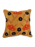 (Multicolor)Patch Work-Khadi Silk Cushion Cover - Jagdish Store Online Since 1965