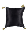 Hand Embroidered-Satin Cushion Cover(Black) - Jagdish Store Online Since 1965