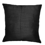 (Black)Striped- Polyester Cushion Cover - Jagdish Store Online Since 1965