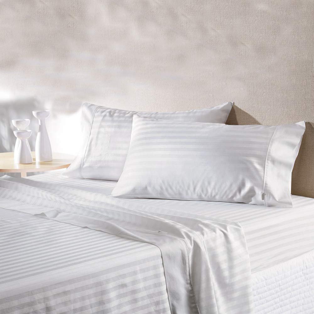 Solid White(60 X 90 Inch) Set -(2 bedsheet+ 2 Pillow Cover) - Jagdish Store Online Since 1965