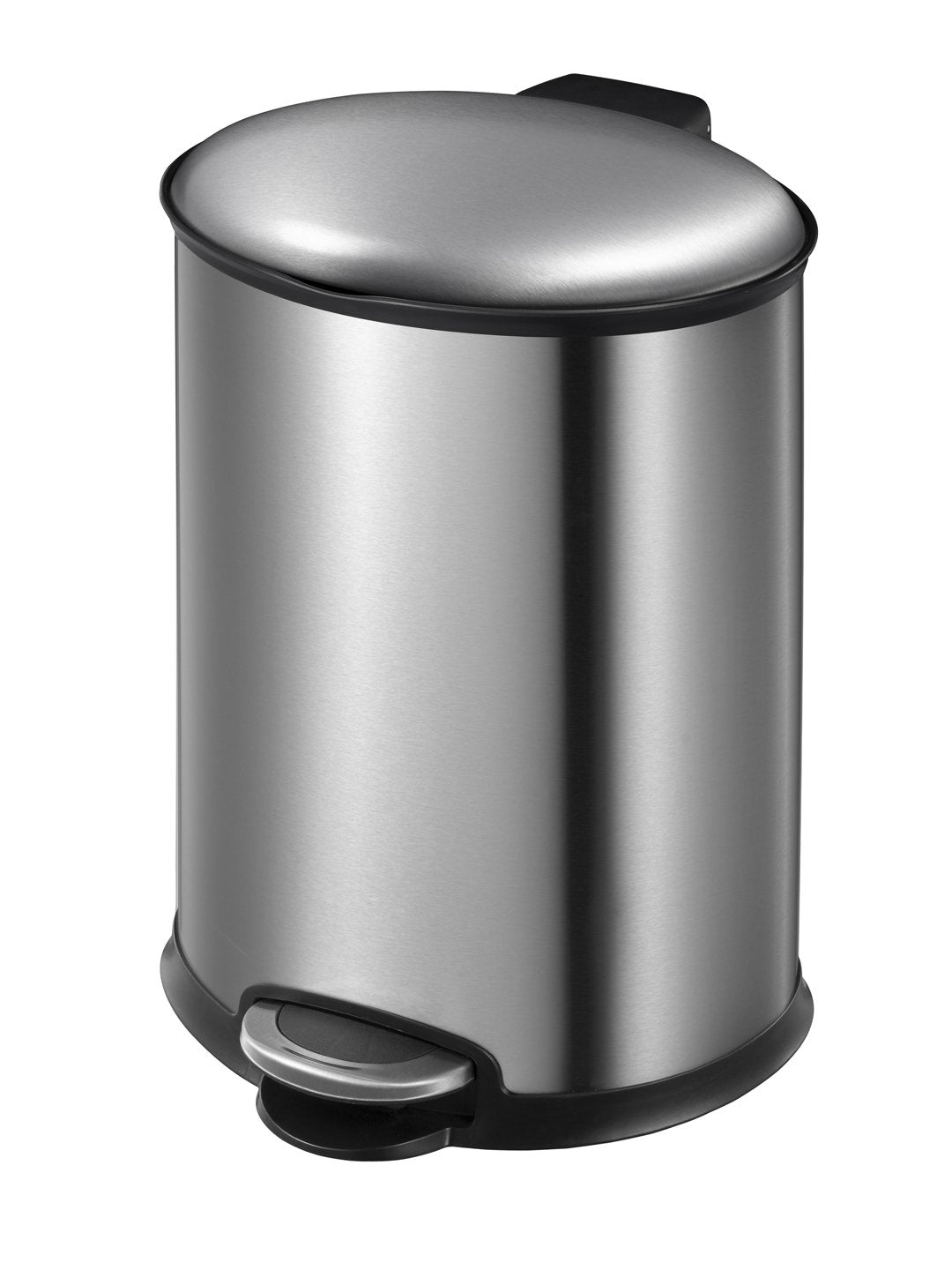 Grey Plain Dustbin front view