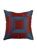 Embroidery-Art Silk Cushion Cover(Dark Blue) - Jagdish Store Online Since 1965