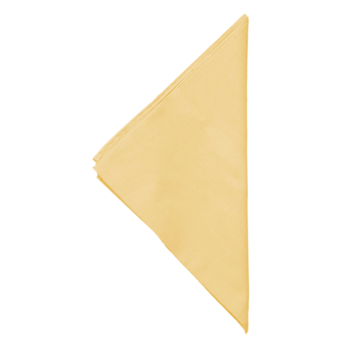 Yellow Plain Cotton Napkin front view