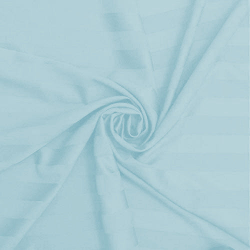 Solid (R.Blue) Stripes Only Duvet Cover(60 X 90 Inch)-Cotton/Satin - Jagdish Store Online Since 1965