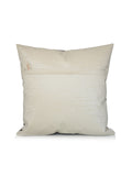 (Cream/Brown)Geometrical-Leather Cushion Cover - Jagdish Store Online Since 1965